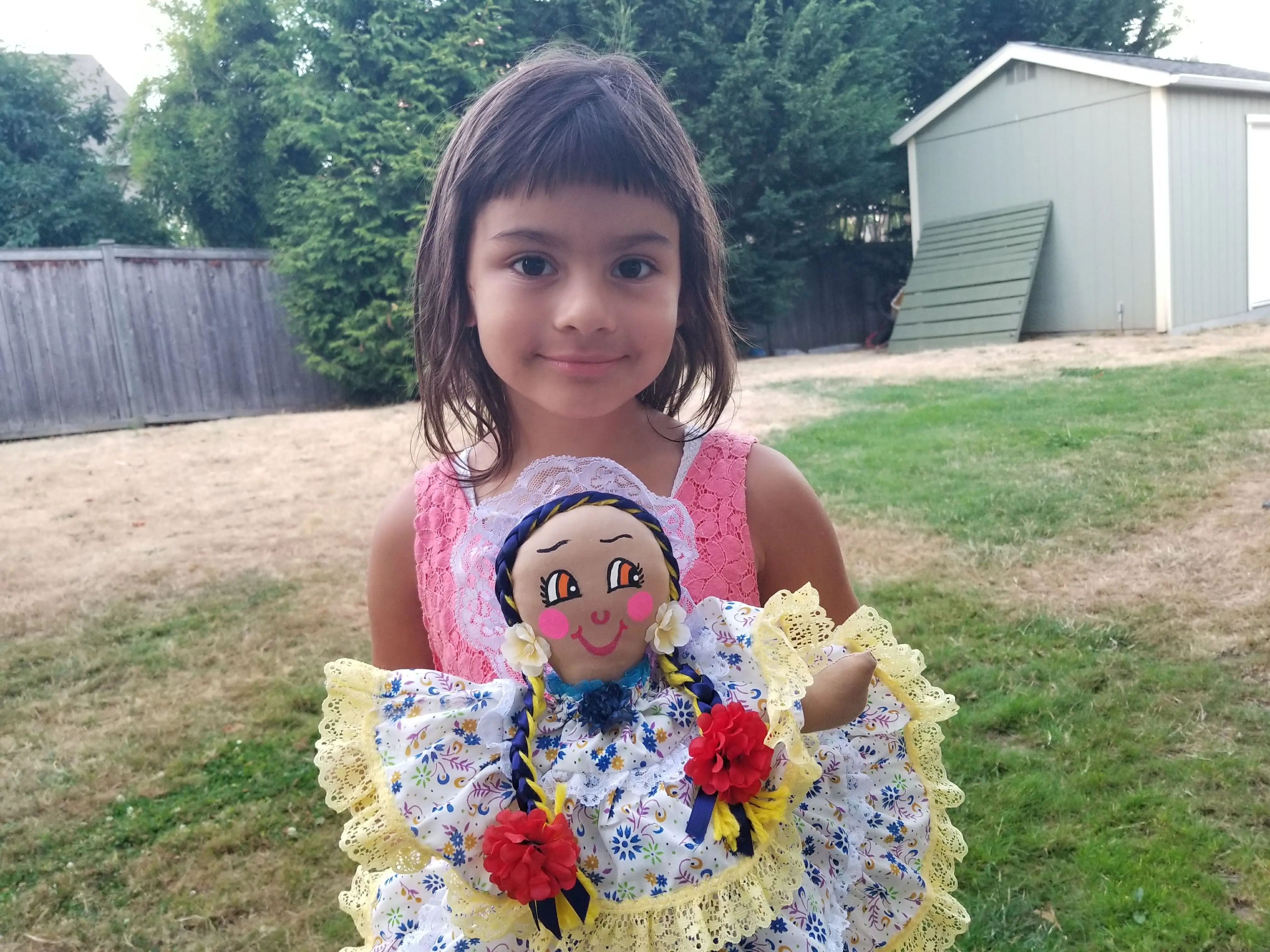Granddaughter with Dolls