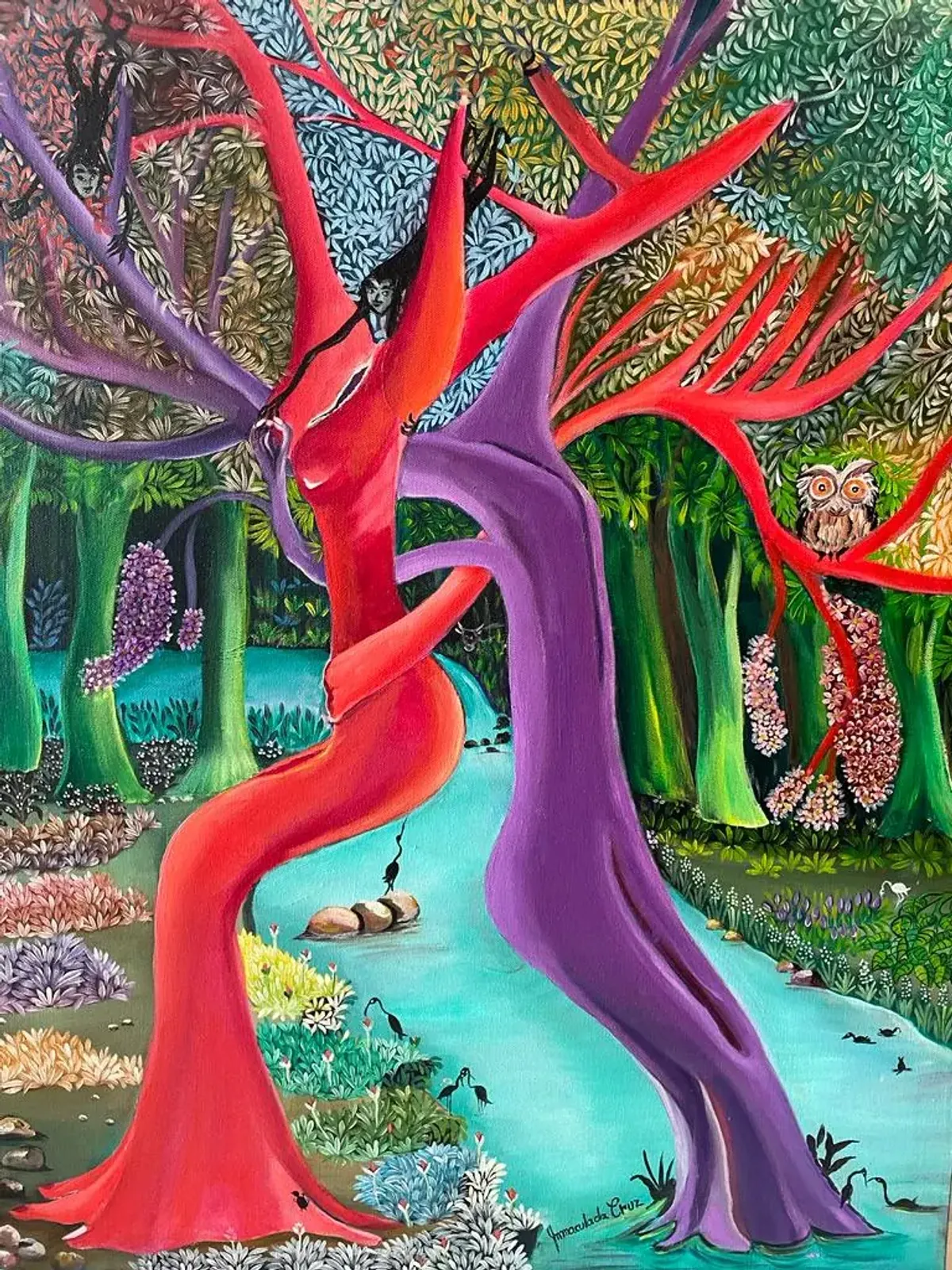 Intertwined Trees with Owl